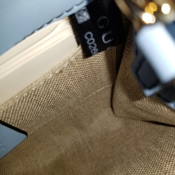 NEW GUCCI Mini Emily Microguccissima Periwinkle - Picture 12 of 16